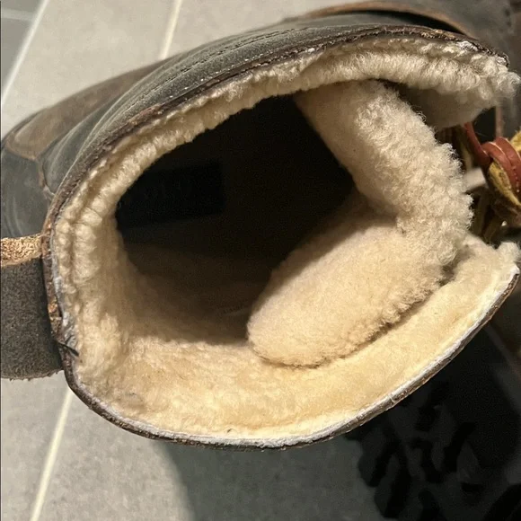 Polo Ralph Lauren Ranger Air Division Boots Faux Shearling Mens Size 12